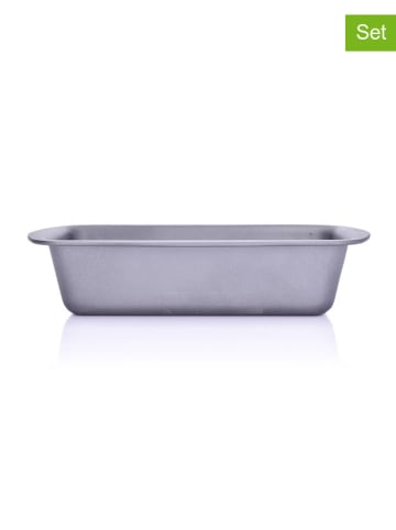 DUKA 2er-Set: Backform in Grau - (B)25,5 x (H)5,9 x (T)13,5 cm