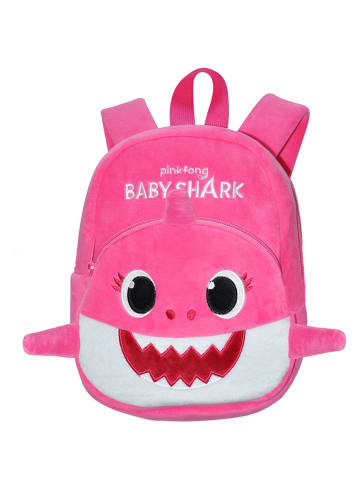 Baby Shark Rugzak "Baby Shark" roze - (B)20 x (H)26 x (D)9 cm