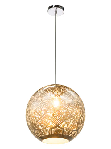 Globo lighting Hanglamp "Brandon" chroomkleurig - Ø 35 cm