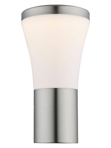 Globo lighting Roestvrijstalen ledbuitenlamp "Alido" - (B)12 x (H)23,5 cm