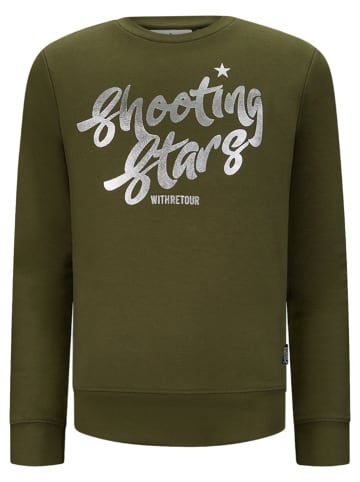 Retour Sweatshirt "Boujniba" in Khaki