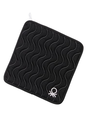 Benetton 3tlg. Küchentextilien-Set in Schwarz