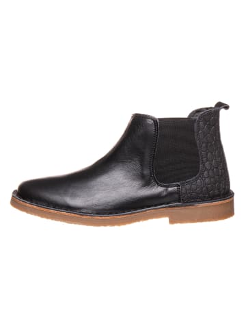 kmins woman Leder-Chelsea-Boots in Schwarz