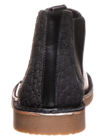 kmins woman Leren chelseaboots zwart