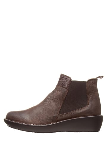 CAMINA by Kmins Leder-Chelsea-Boots in Braun