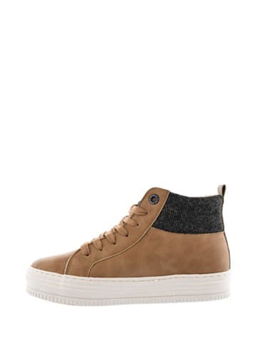 BIG STAR Sneakersy w kolorze jasnobrązowym