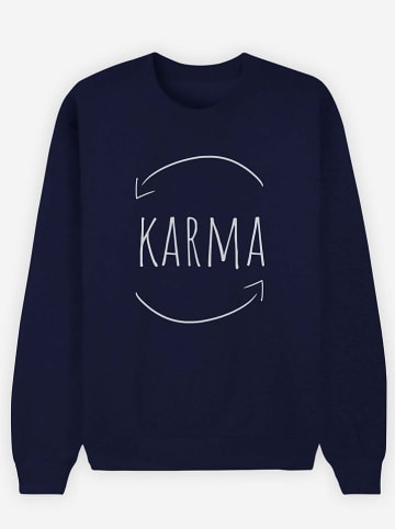 WOOOP Bluza "Karma" w kolorze granatowym