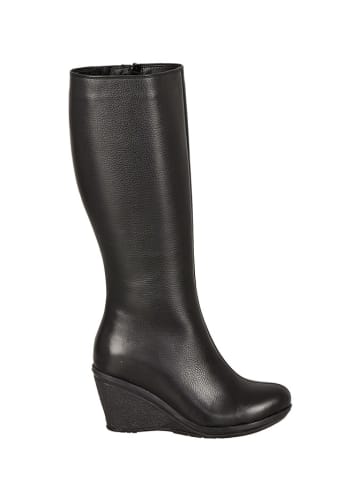 Noosy Leder-Stiefel in Schwarz