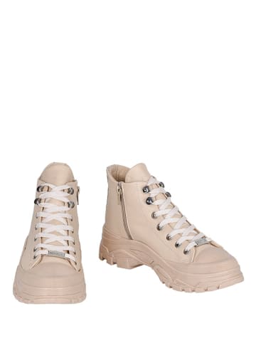 Noosy Leren sneakers beige