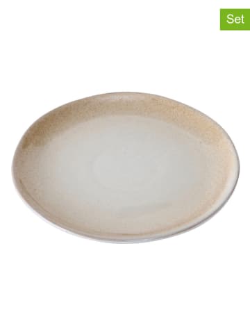 Boltze 6-delige set: ontbijtborden "Antigua" beige - Ø 21 cm