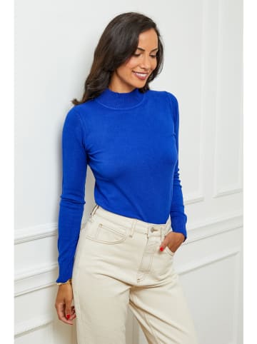 Soft Cashmere Pullover in Blau
