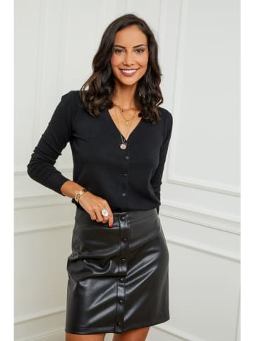 Soft Cashmere Kardigan w kolorze czarnym