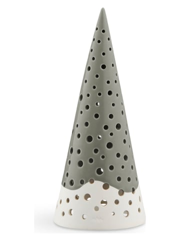 Kähler Świecznik w kolorze zielonym - wys. 19 cm