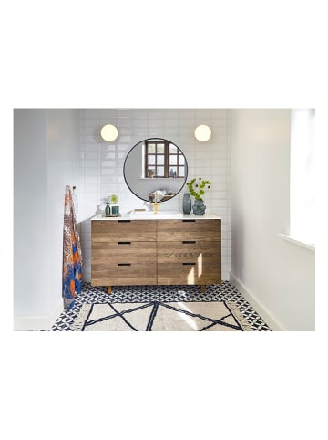 Villa Collection Spiegel zwart - Ø 80 cm