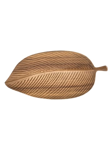 Villa Collection Servierplatte in Hellbraun - (L)25 x (B)12 cm
