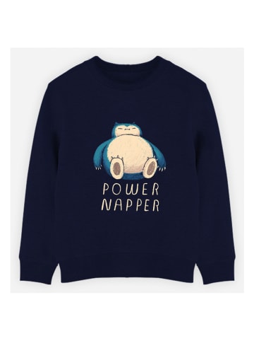 WOOOP Bluza "Power Napper" w kolorze granatowym