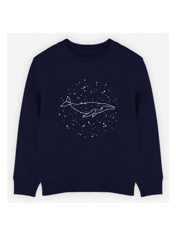 WOOOP Sweatshirt "Whale Constellation" in Dunkelblau