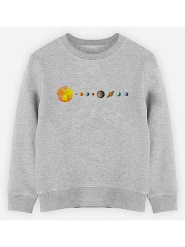 WOOOP Sweatshirt "Solar System" in Grau