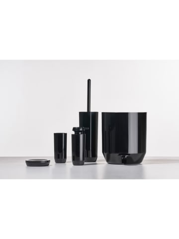 Zone Denmark 2er-Set: Zahnputzbecher "Suii" in Schwarz - (H)14 x Ø 6,3 cm