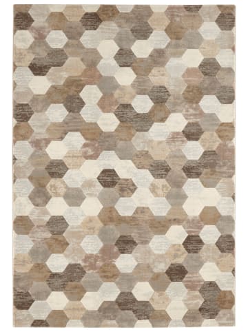 Elle Decoration Laagpolig tapijt "Manosque" lichtbruin/beige