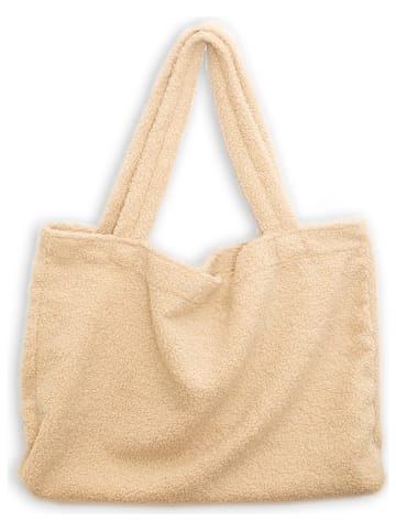 little nice things Shopper bag w kolorze beżowym - 59 x 46 x 10 cm