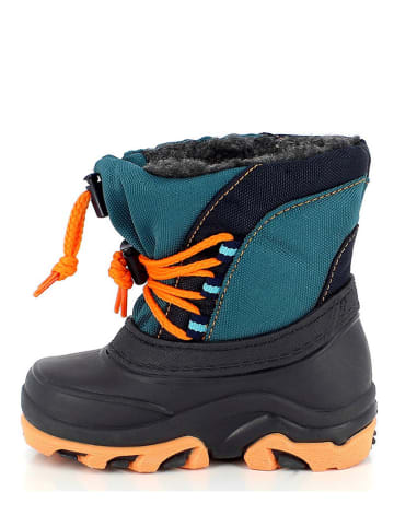 Kimberfeel Winterboots "Tyfen" in Türkis/ Schwarz/ Orange