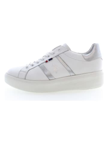U.S. Polo Assn. Sneakers "Cardi" in Weiß/ Silber