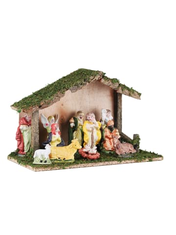 Profiline Weihnachtskrippe "Nativity" in Bunt