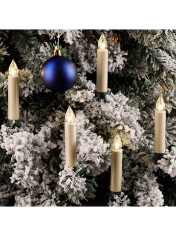 Hollybell LED-Christbaumkerzen in Warmweiß - 20 Stück