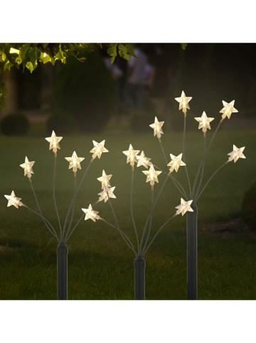 Profiline LED-Gartenstecker "Star" in Warmweiß - (H)66 cm
