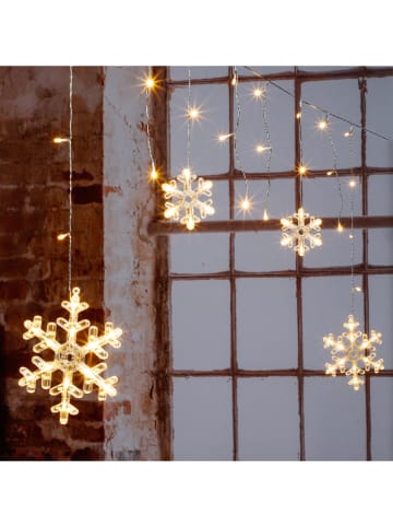 Profiline Girlanda LED "Snowflake" w kolorze ciepłej bieli - dł. 210 cm