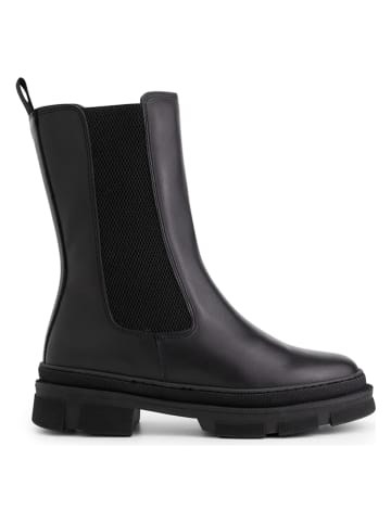 mysa Leder-Chelsea-Boots "Amaryllis" in Schwarz