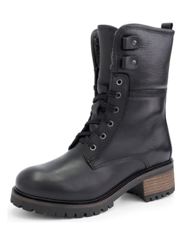 mysa Leren boots "Daisy" zwart