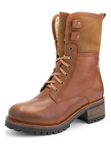 mysa Leder-Boots "Daisy" in Braun