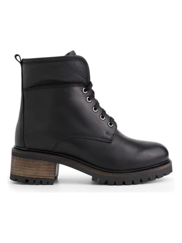 mysa Leren boots "Daphne" zwart