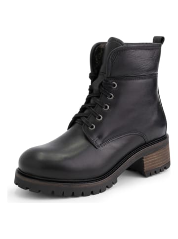 mysa Leren boots "Daphne" zwart