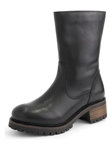 mysa Leren boots "Delphine" zwart