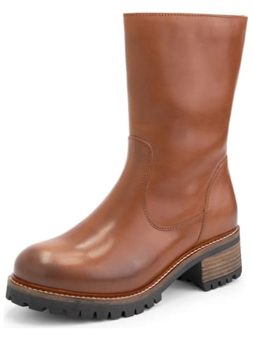 mysa Leder-Boots "Delphine" in Hellbraun
