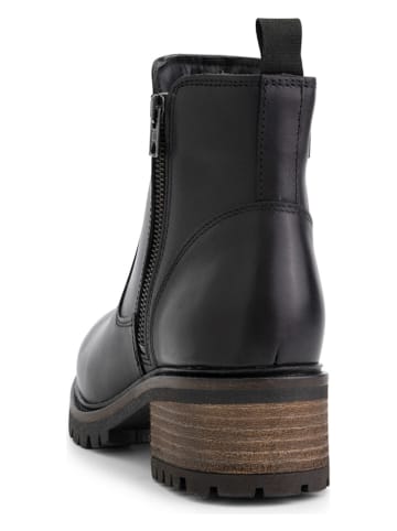 mysa Leder-Boots "Ivy" in Schwarz