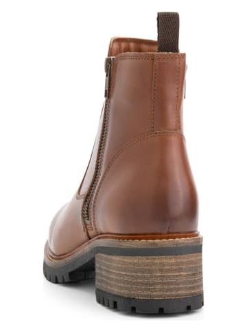 mysa Leder-Boots "Ivy" in Hellbraun