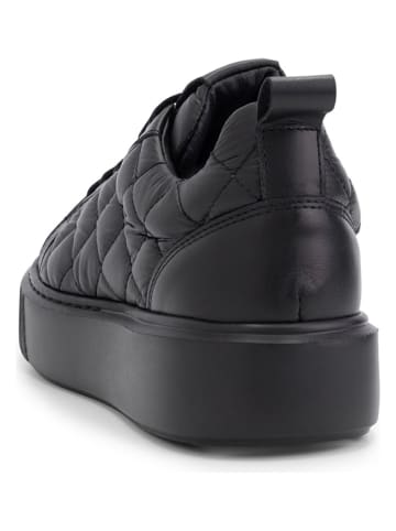 mysa Leren sneakers "Lanthe" zwart