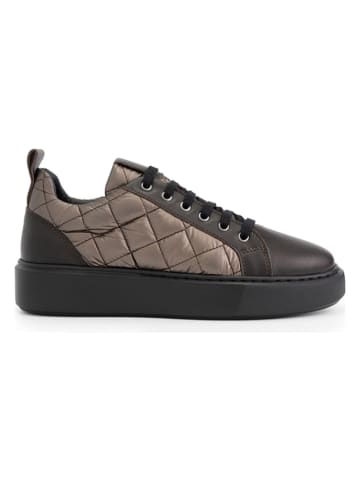 mysa Leren sneakers "Lanthe" bruin