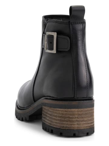 mysa Leren boots "Myrtia" zwart
