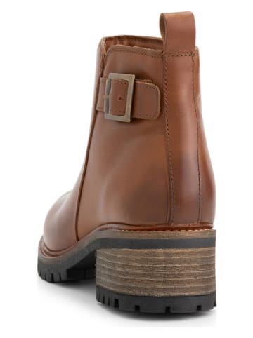 mysa Leren boots "Myrtia" lichtbruin