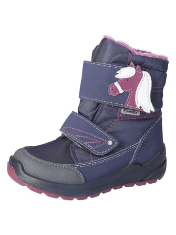 Ricosta Winterboots "Garei" in Dunkelblau/ Lila