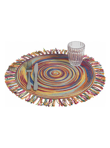Villa d´Este 6er-Set: Tischsets "Baita" in Bunt - Ø 44 cm