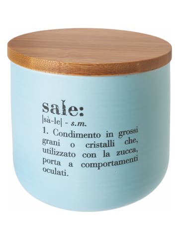 Shades of (Villa d'este) Pojemnik "Victionary" w kolorze błękitnym - wys. 9 x Ø 9,5 cm