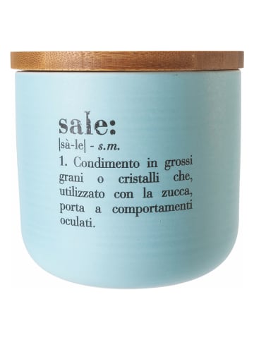 Shades of (Villa d'este) Pojemnik "Victionary" w kolorze błękitnym - wys. 9 x Ø 9,5 cm