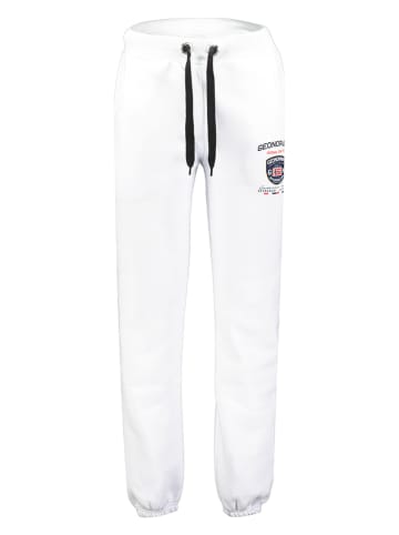 Geographical Norway Spodnie dresowe "Mikado Men 100" w kolorze białym