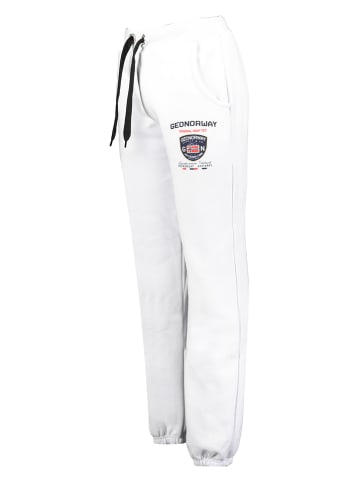 Geographical Norway Spodnie dresowe "Mikado Men 100" w kolorze białym